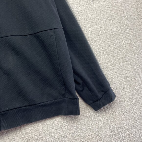 Puma Classics Tech Fleece Full Zip Long Sleeve Jacket Mens Sz XL Black / Grey ** - Picture 4 of 16